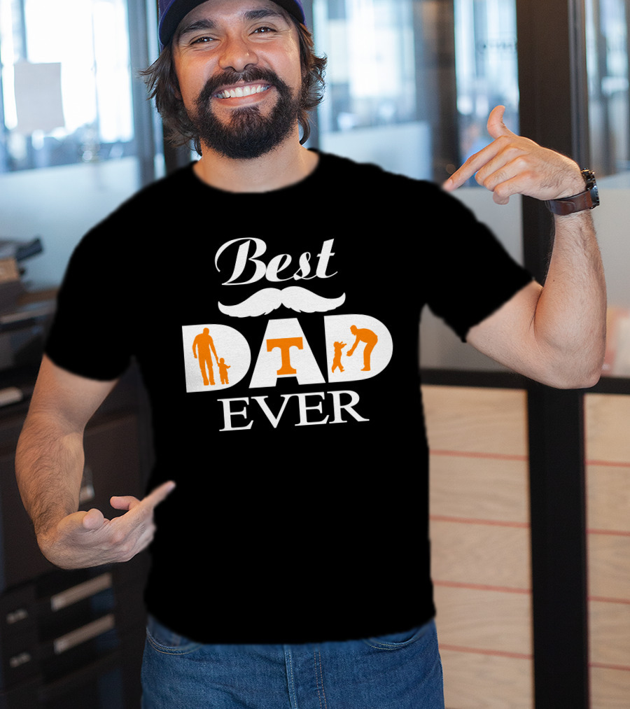 Best Dad Ever Tennessee Volunteers T-Shirt