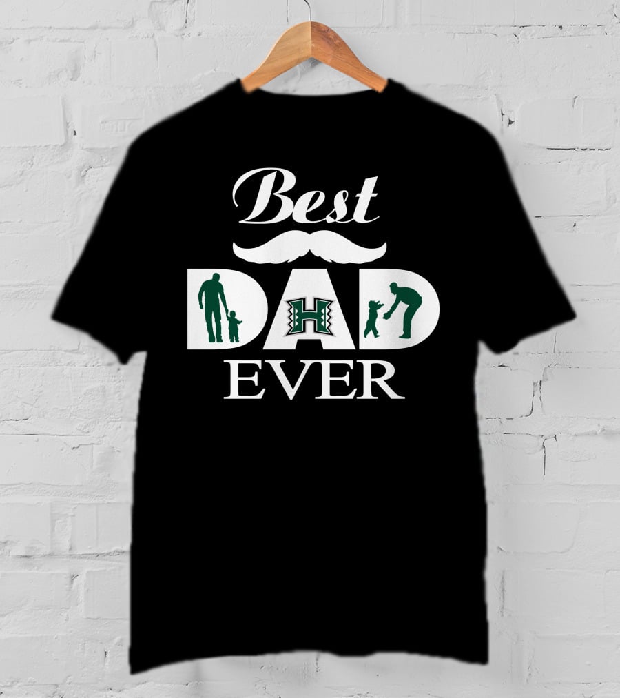 Best Dad Ever Hawai'i Rainbow Warriors '85 T-Shirt
