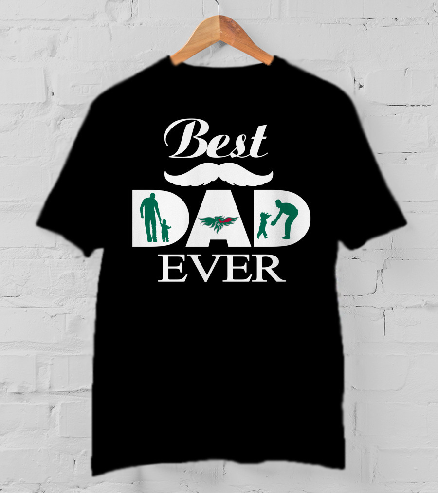 Best Dad Ever Green Bay Phoenix Icons 86 T-Shirt
