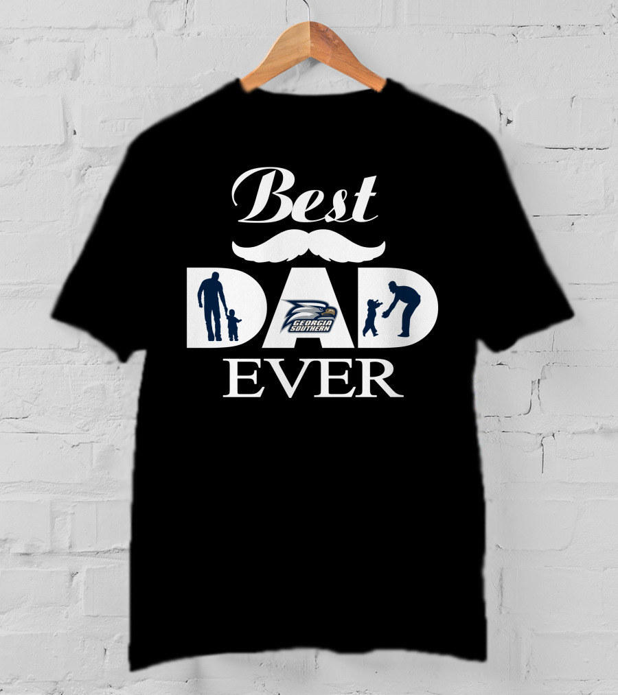Best Dad Ever Georgia Southern Eagles T-Shirt