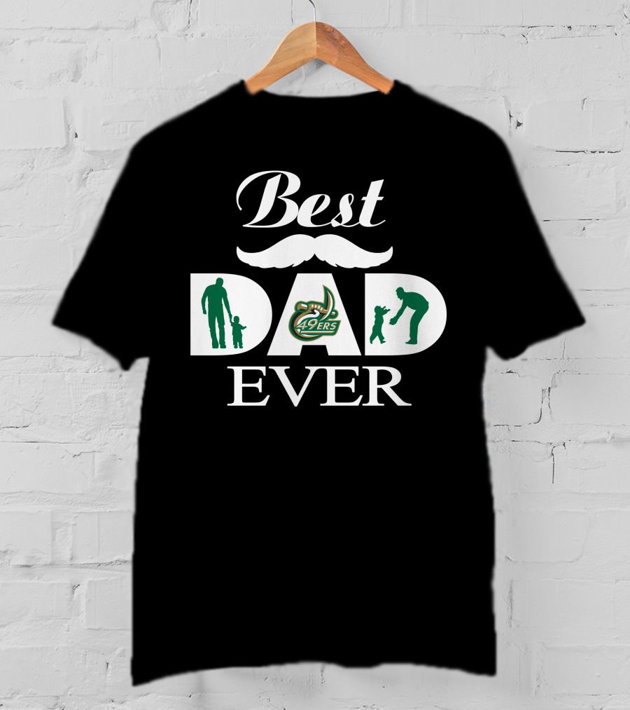 Best Dad Ever Charlotte 49ers 105 T-Shirt