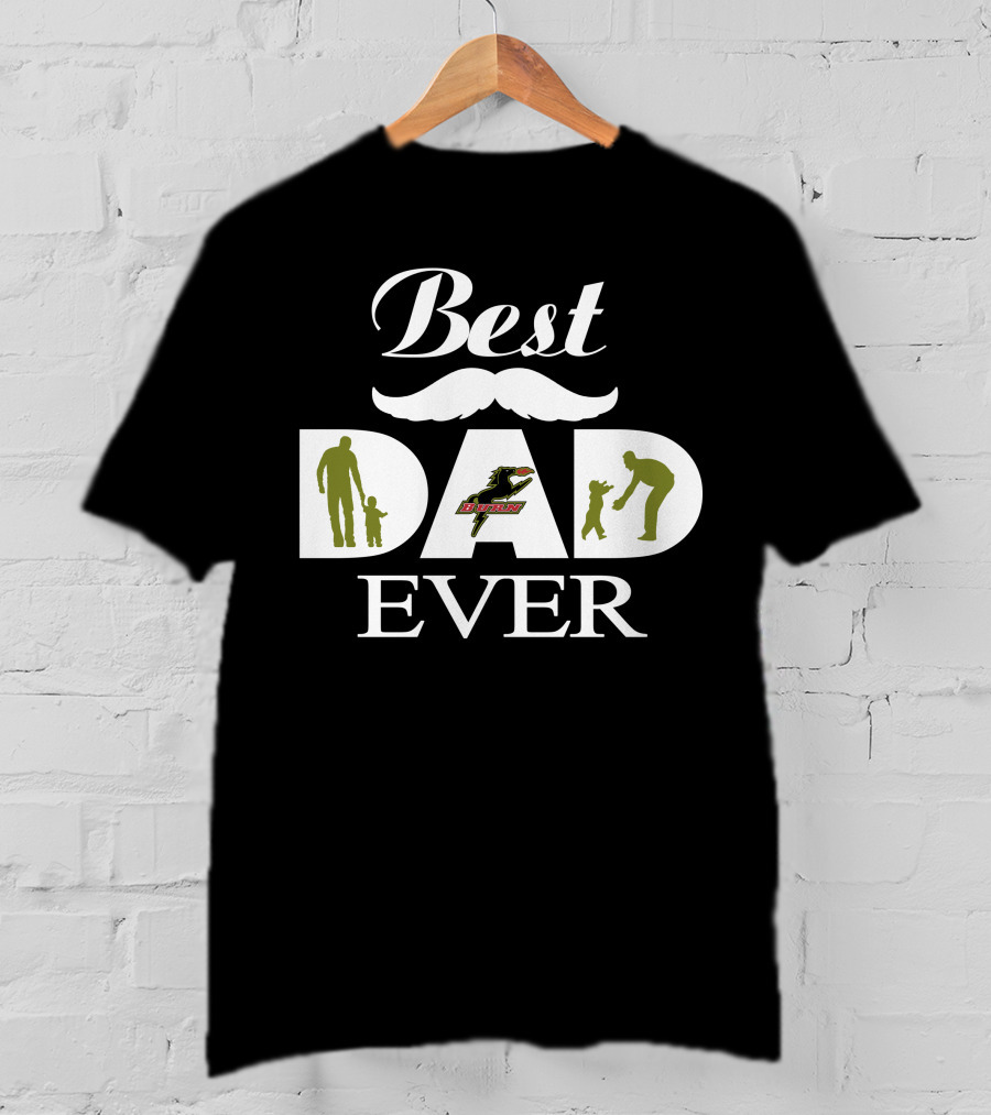 Best Dad Ever 148 Dallas Burn Silhouette T-Shirt