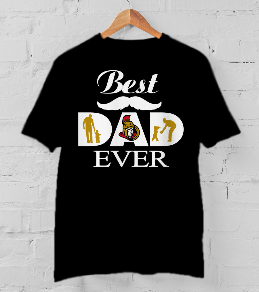 Ottawa Senators Best Dad Ever Father And Child Moments T-Shirt