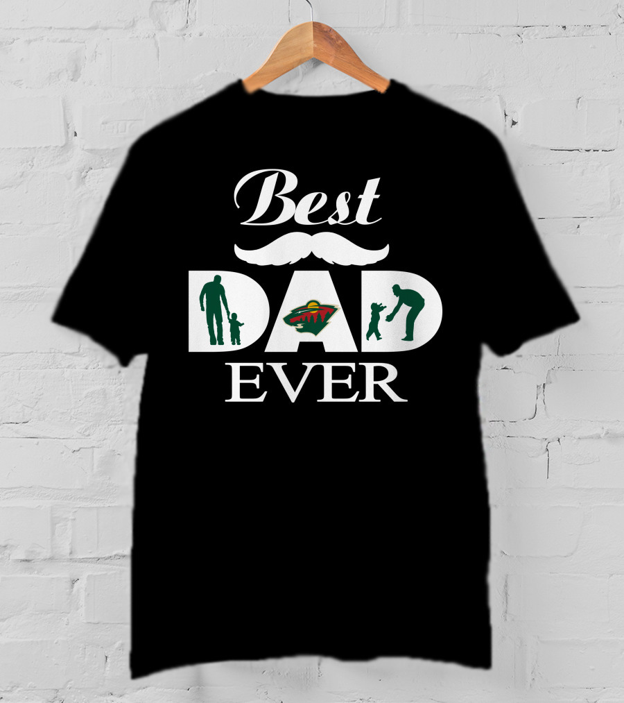 Best Dad Ever Minnesota Wild Father's Day 170 T-Shirt