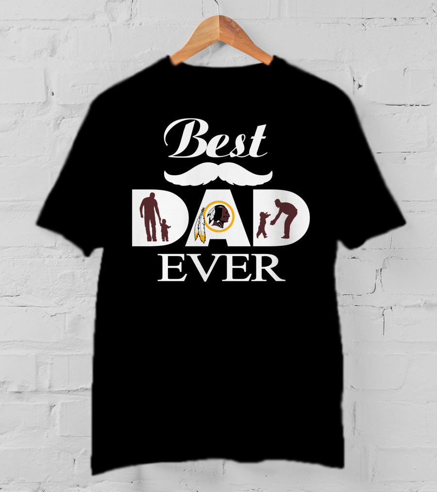Best Dad Ever Washington Redskins 240 T-Shirt
