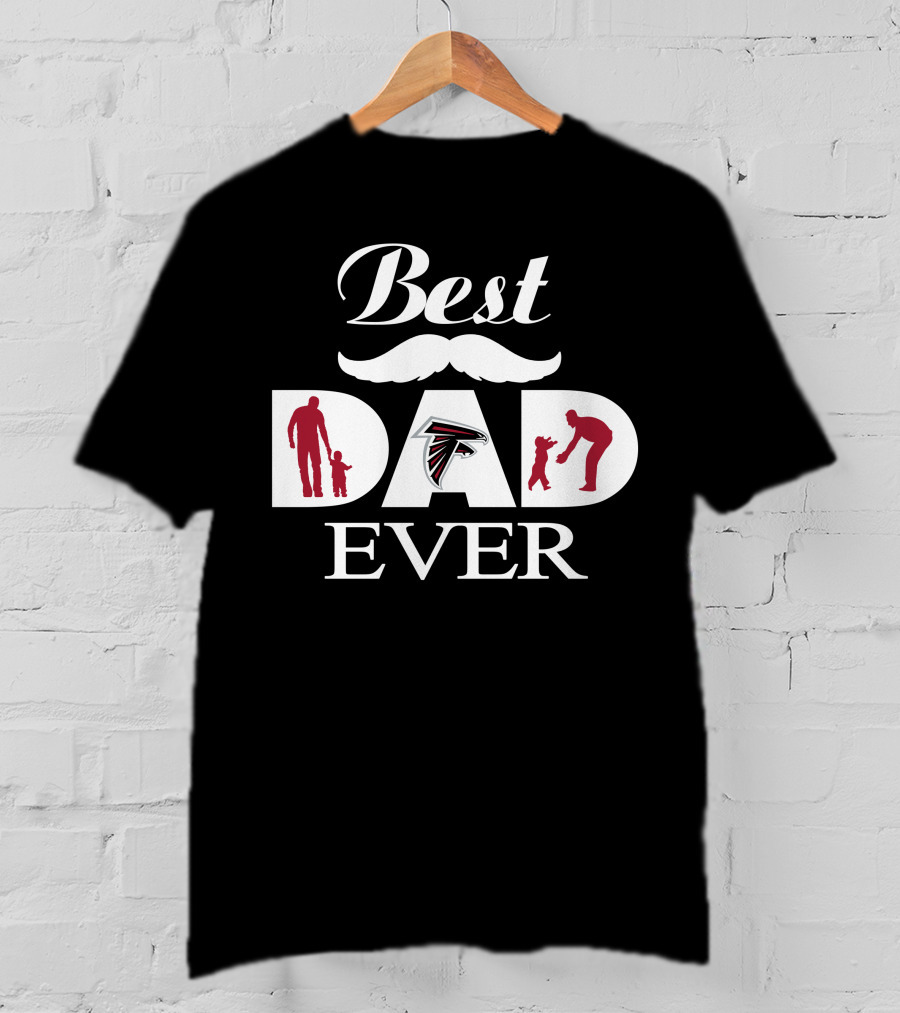 Atlanta Falcons Best Dad Ever Father's Day Gift T-Shirt