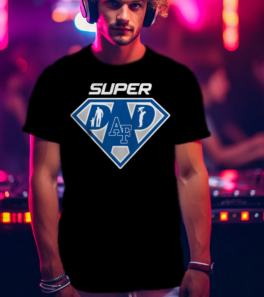 Super Af Air Force Falcons Dad T-Shirt