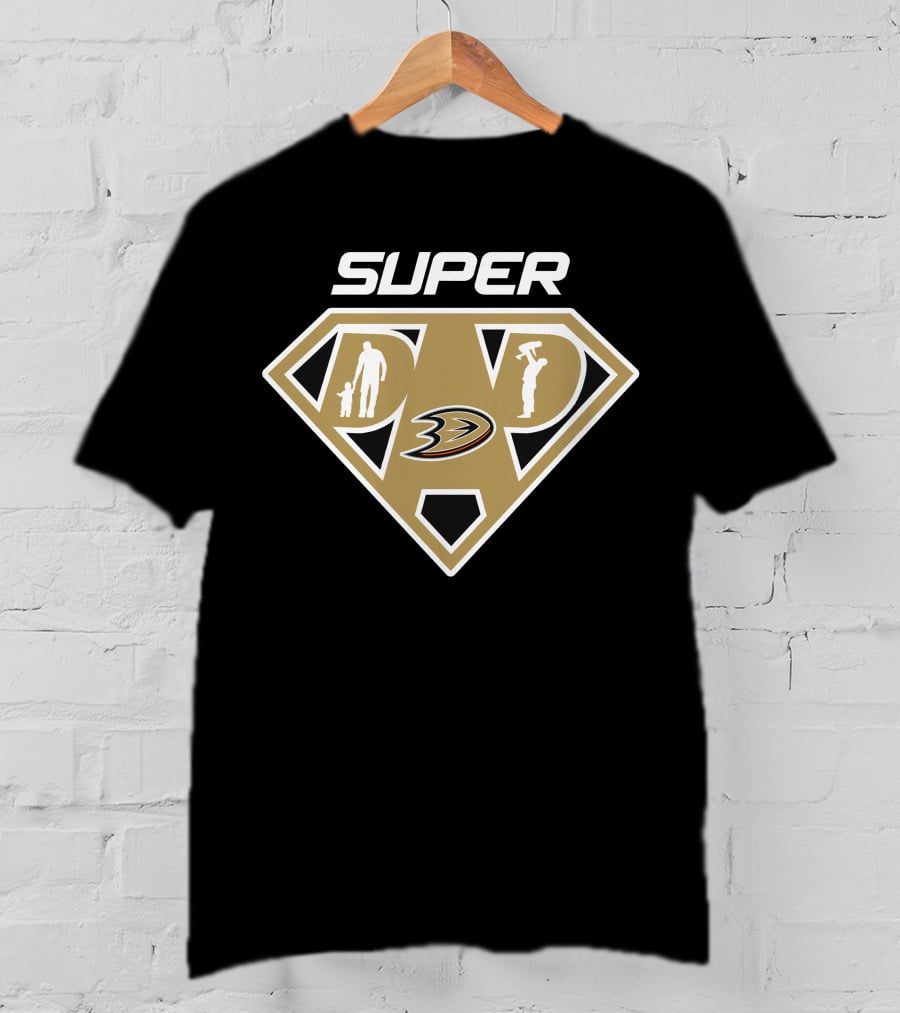 Super Anaheim Ducks Dad Hero T-Shirt