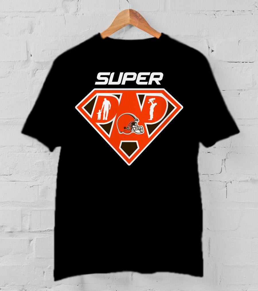 Cleveland Browns Super Dad Hero T-Shirt