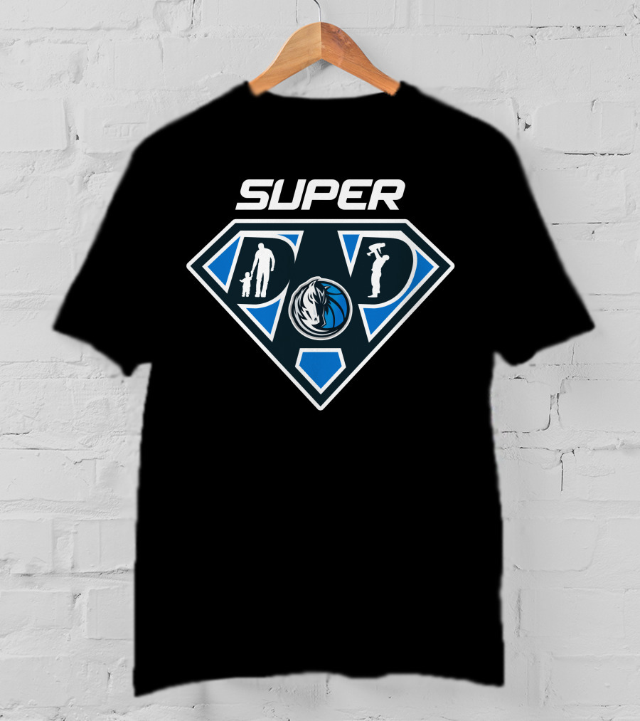 Super Dallas Mavericks Dad T-Shirt
