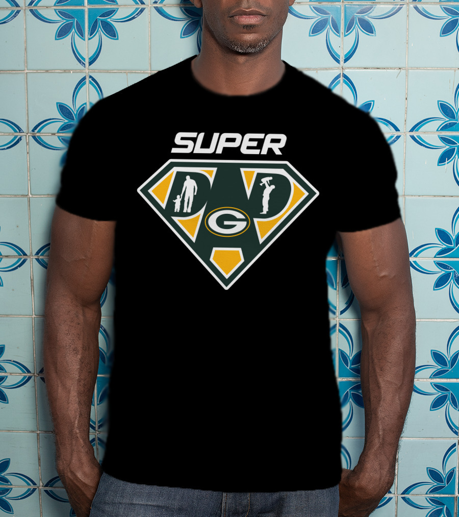 Super Green Bay Packers Dad T-Shirt