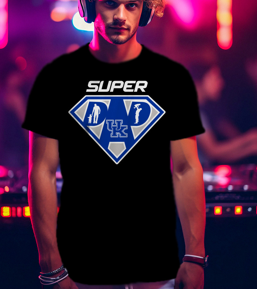 Super Dad Kentucky Wildcats Fan Heroic T-Shirt