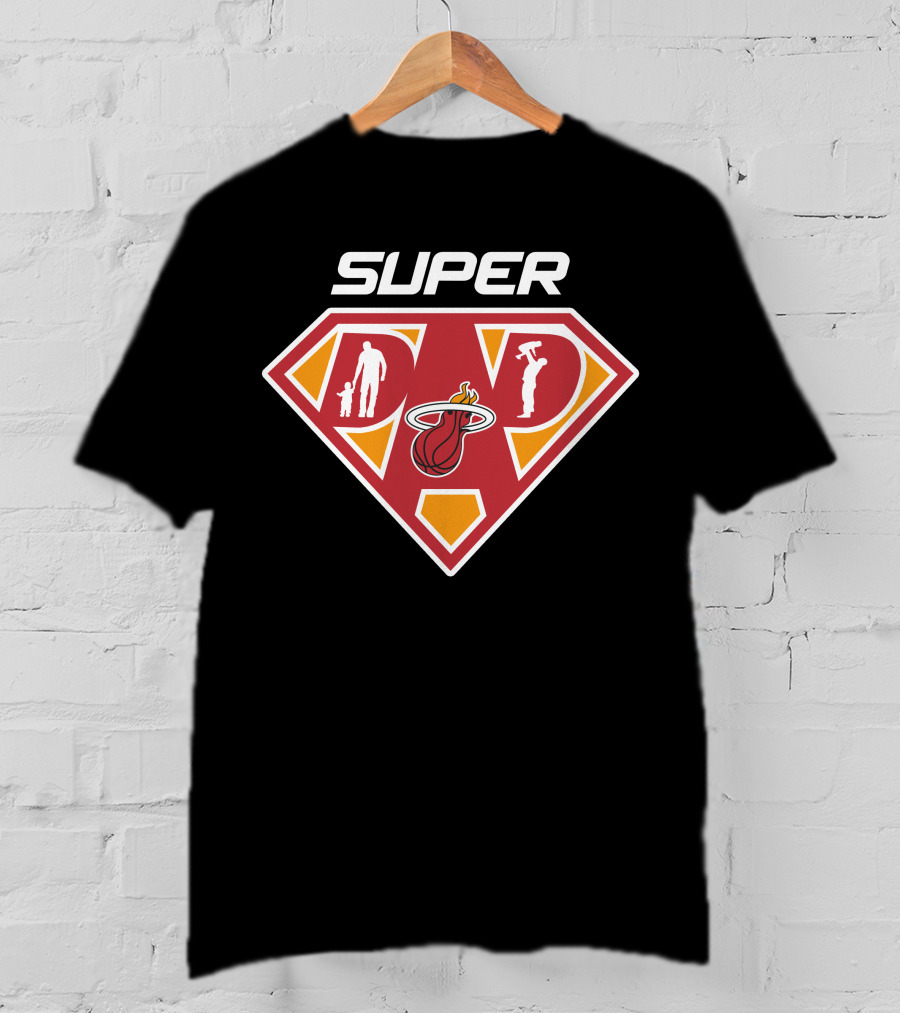 Super Miami Heat Dad T-Shirt