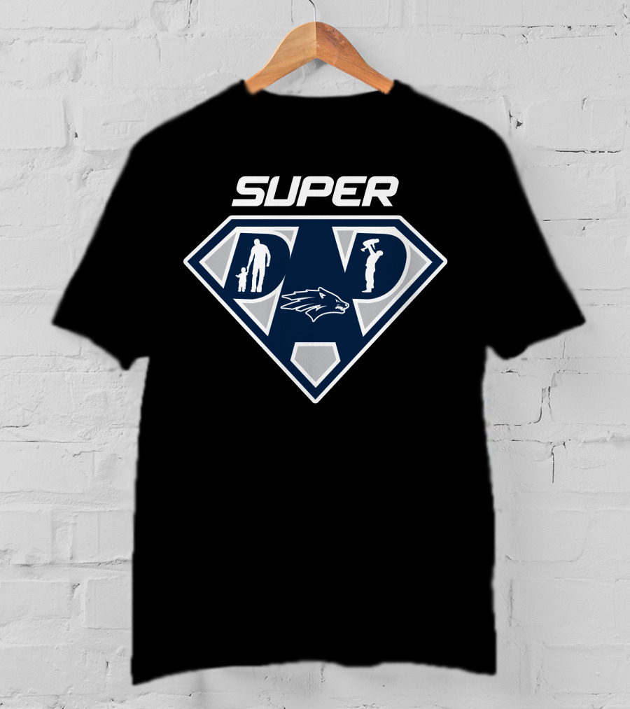 Super Dad Nevada Wolf Pack T-Shirt