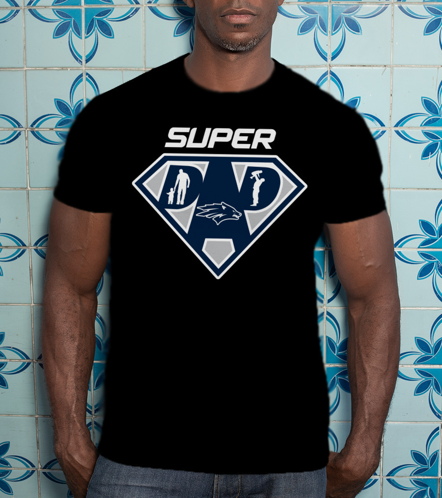 Super Dad Nevada Wolf Pack T-Shirt