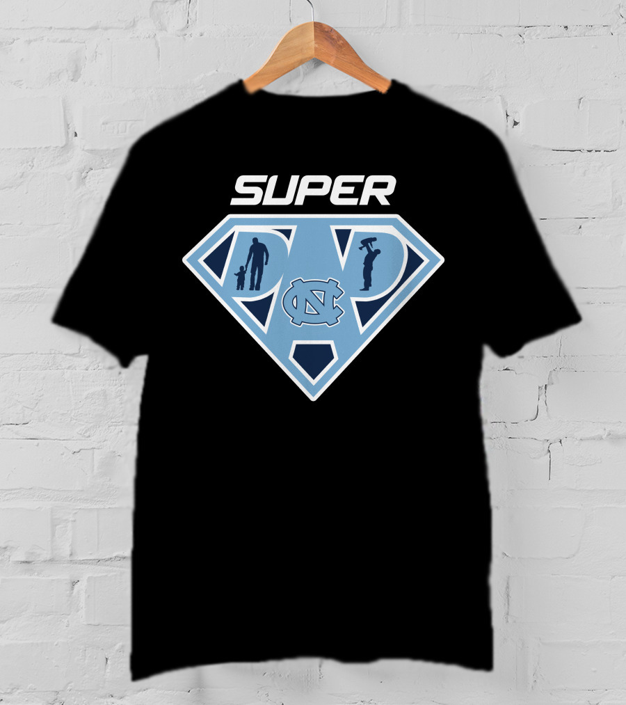 Super Dad North Carolina Tar Heels T-Shirt