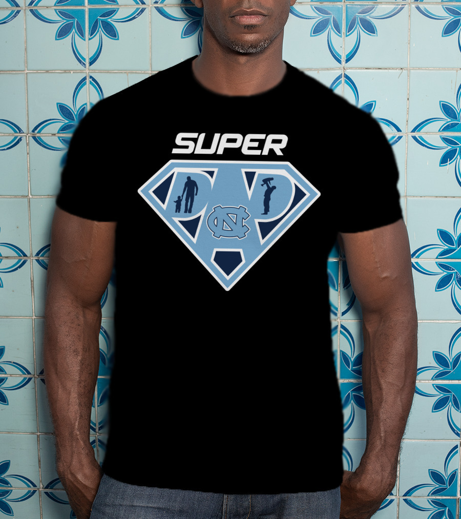 Super Dad North Carolina Tar Heels T-Shirt