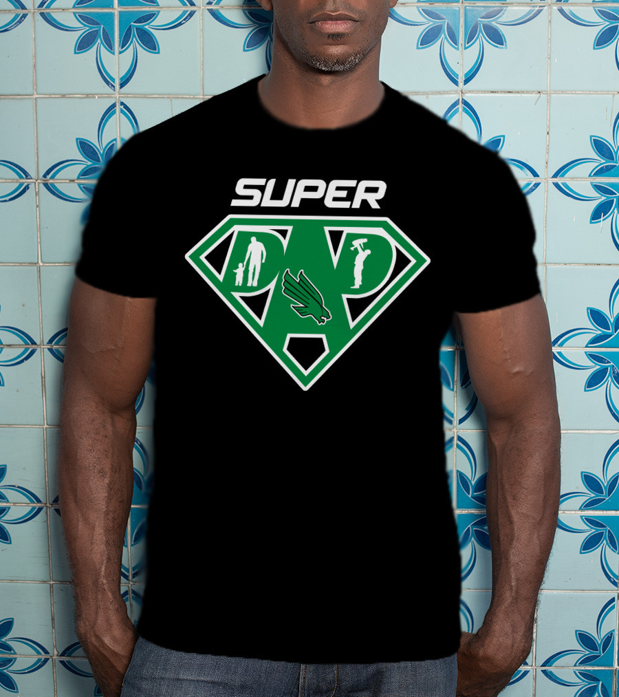 Super Dad North Texas Mean Green T-Shirt