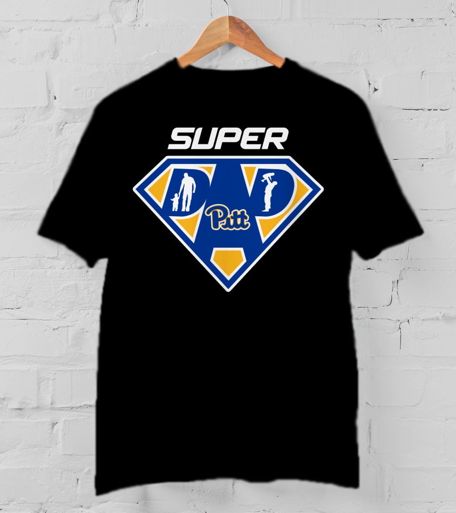 Super Pitt Panthers Dad Hero T-Shirt