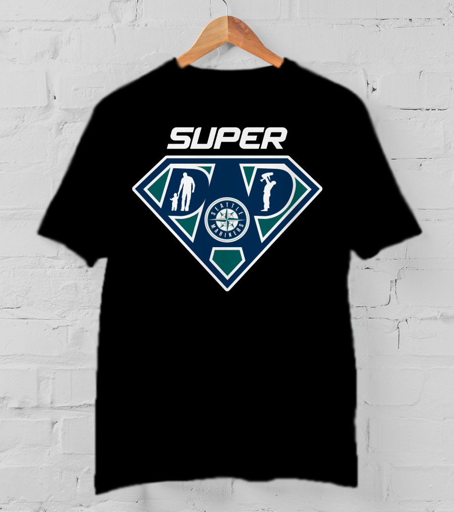 Super Seattle Mariners Dad T-Shirt
