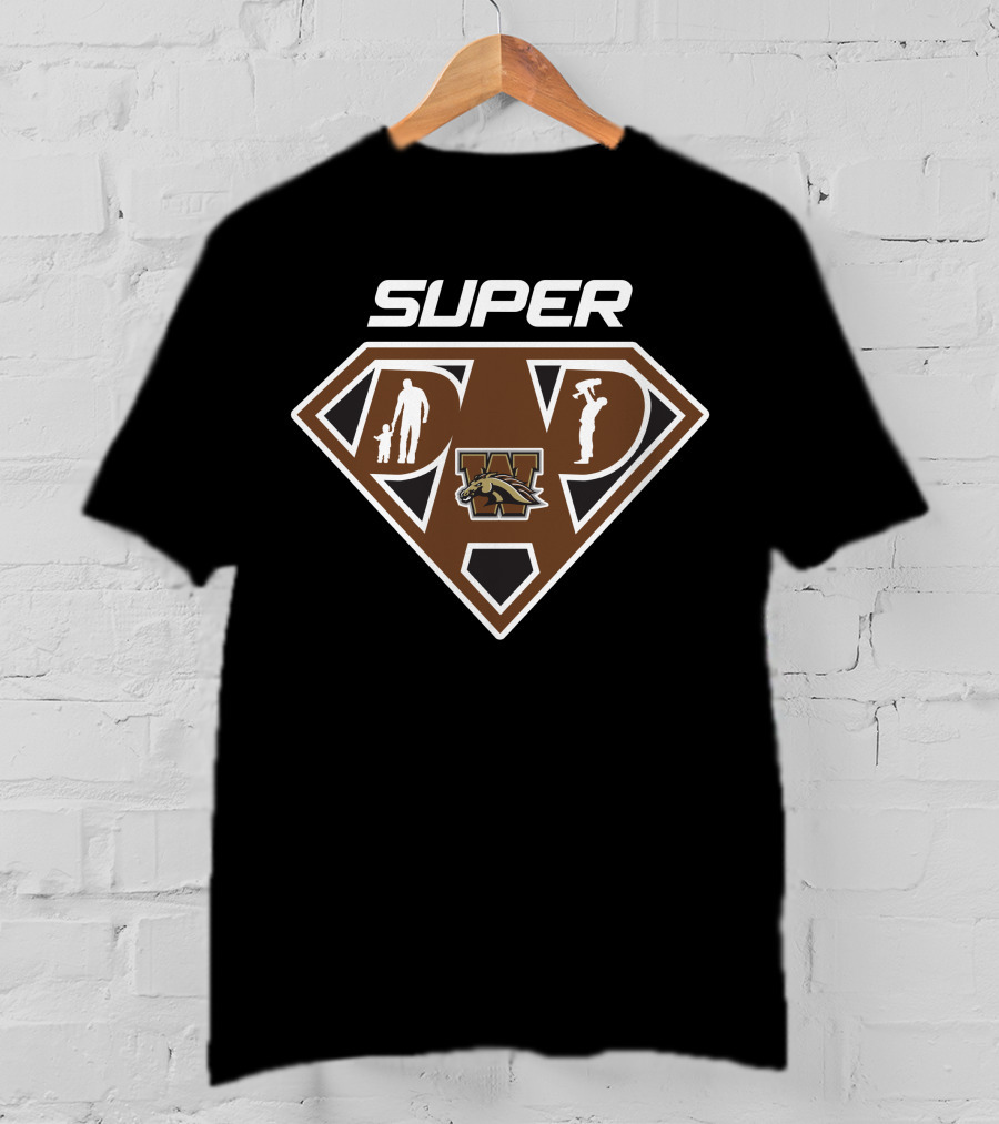 Super Dad Western Michigan Broncos T-Shirt