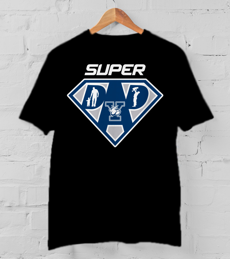 Super Yale Bulldogs Dad Superman T-Shirt