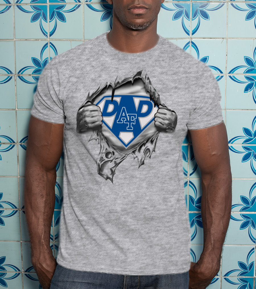 Air Force Falcons Super Dad Af Shield T-Shirt
