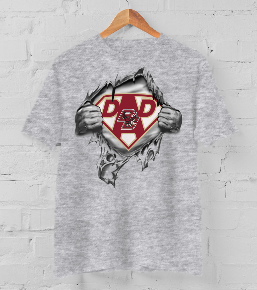 Boston College Eagles Bc Super Dad T-Shirt