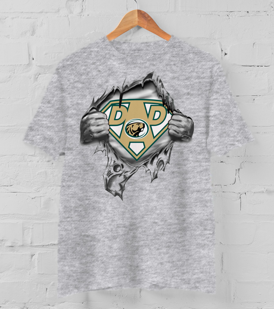 Bemidji State Beavers Super Dad Emblem With Beaver T-Shirt