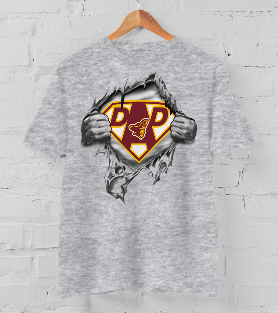 Armstrong Atlantic Pirates Super Dad Dp Logo Hero Style T-Shirt