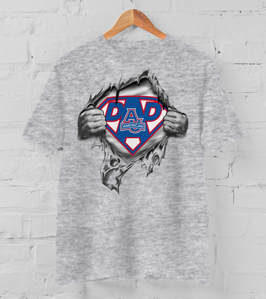 Super Dad American Eagles Fan T-Shirt
