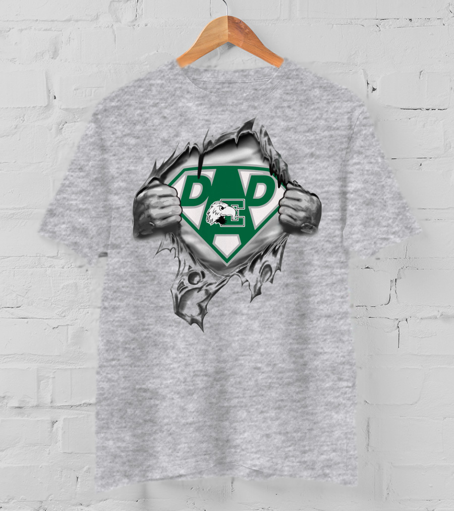 Eastern Michigan Eagles E Super Dad Heroic T-Shirt