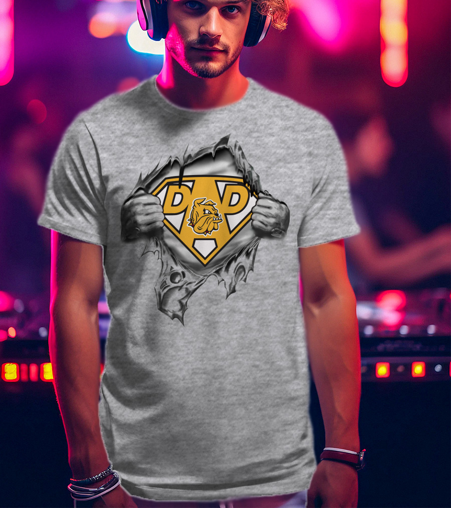 Duluth Bulldogs Super Dad 30 Dd Logo Tear Effect T-Shirt