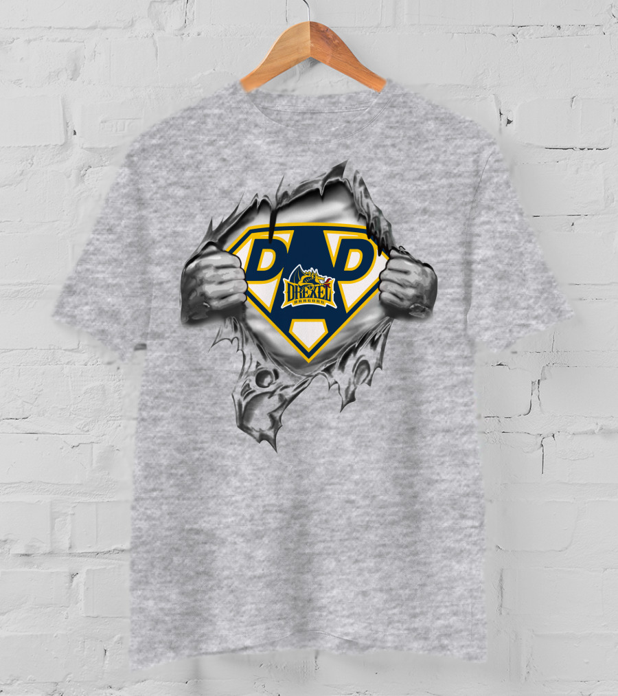 Drexel Dragons Super Dad Hero T-Shirt