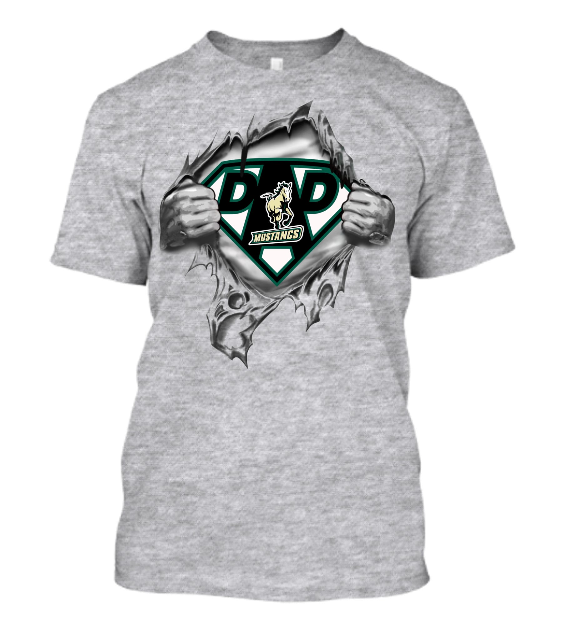 Cal Poly Mustangs Super Dad Hero T-Shirt