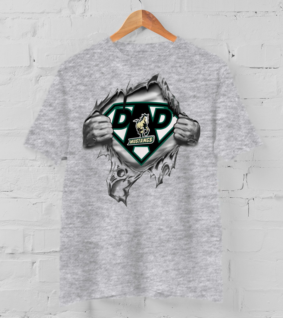 Cal Poly Mustangs Super Dad Hero T-Shirt