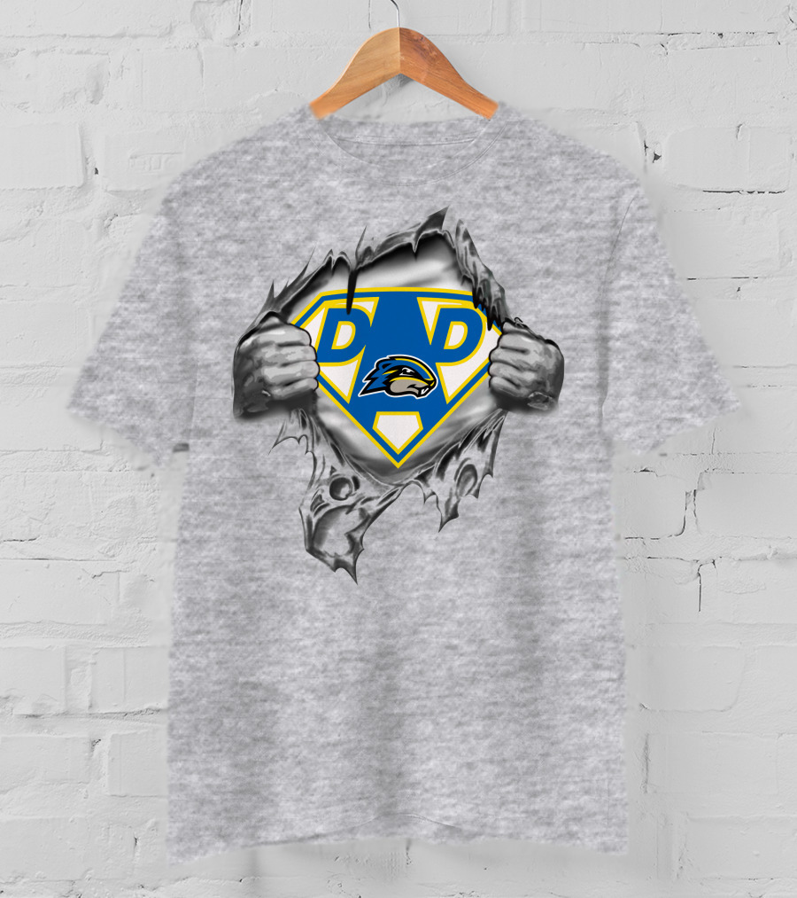 Goucher Gophers Super Dad Hero Shield T-Shirt
