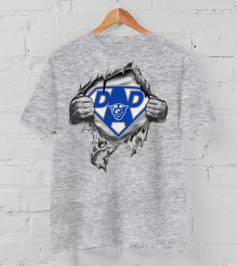 Georgia State Panthers Super Dad Emblem With Panther T-Shirt
