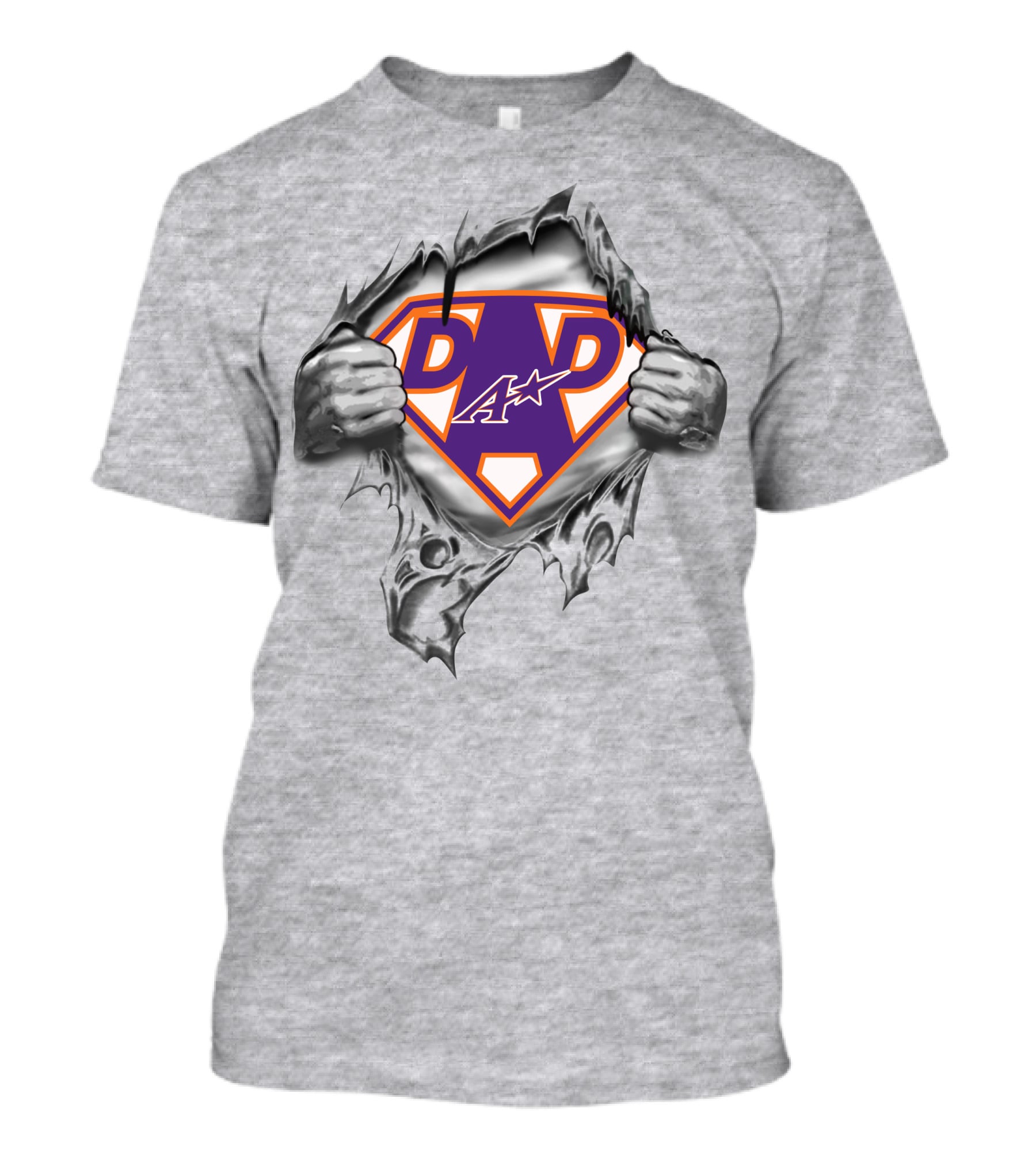 Super Dad Evansville Purple Aces T-Shirt