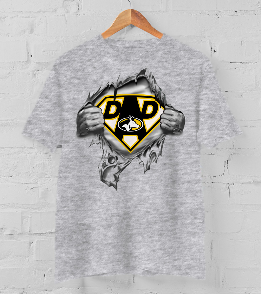 Michigan Tech Huskies Super Dad 120 T-Shirt