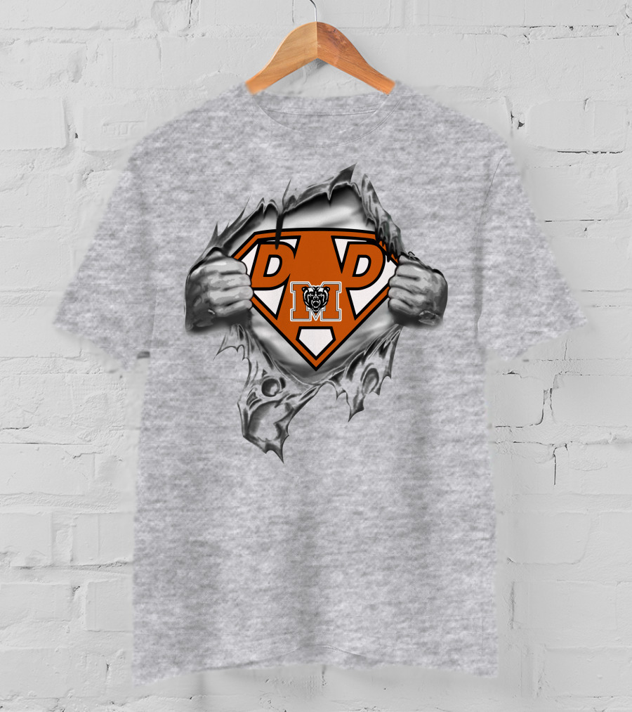 Super Dad Mercer Bears Logo 125 T-Shirt