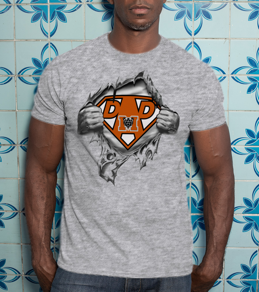 Super Dad Mercer Bears Logo 125 T-Shirt