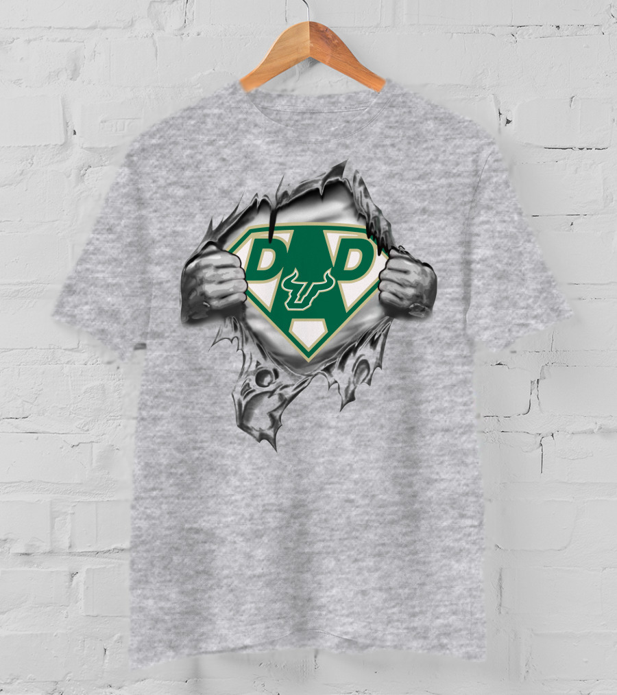 Super Dad South Florida Bulls Shield T-Shirt