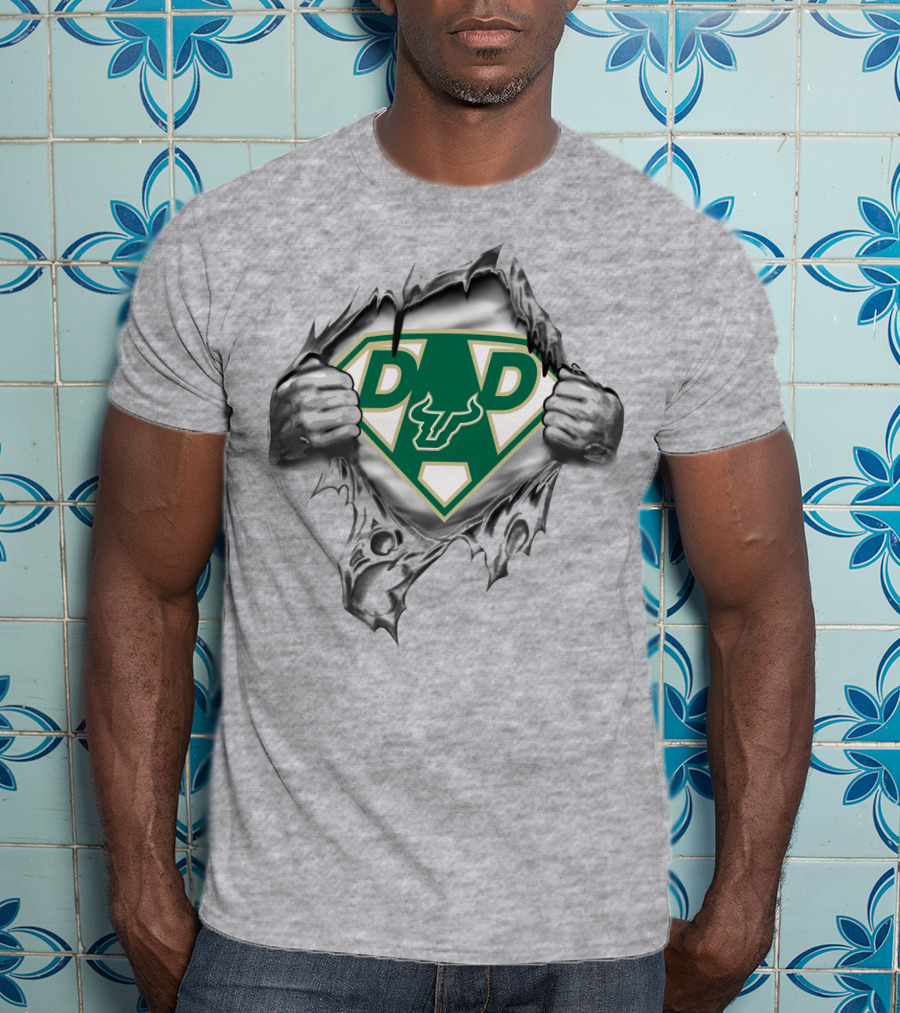 Super Dad South Florida Bulls Shield T-Shirt