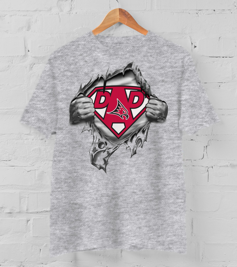 River Falls Falcons Dad Superhero T-Shirt