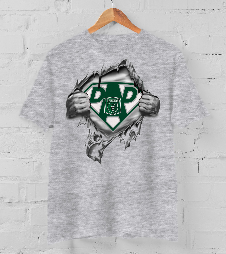 Parkside Rangers Super Dad Bear Emblem Hero Style T-Shirt