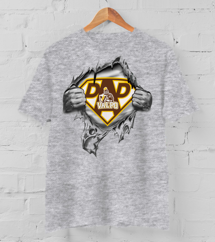 Valpo Crusaders Super Dad Emblem Knight T-Shirt