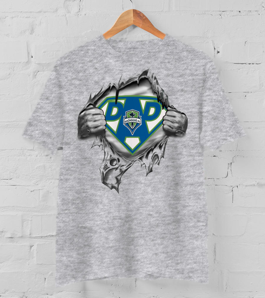 Seattle Sounders Fc Super Dad T-Shirt