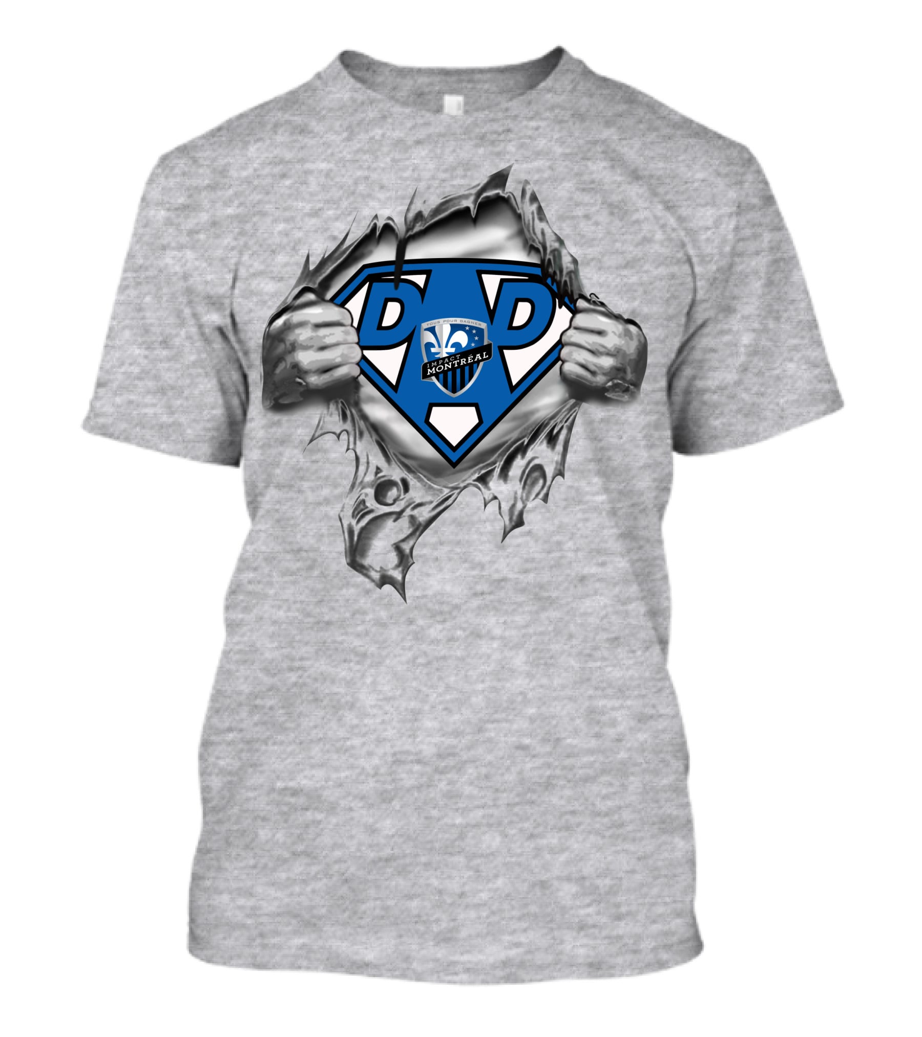 Montreal Impact Super Dad Soccer Emblem Hero T-Shirt