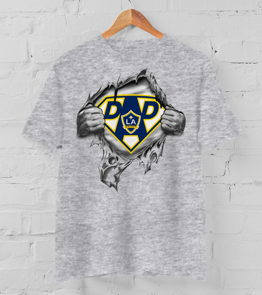 La Galaxy Super Dad Superman T-Shirt